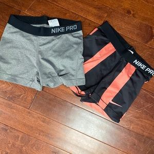 Nike spandex shorts